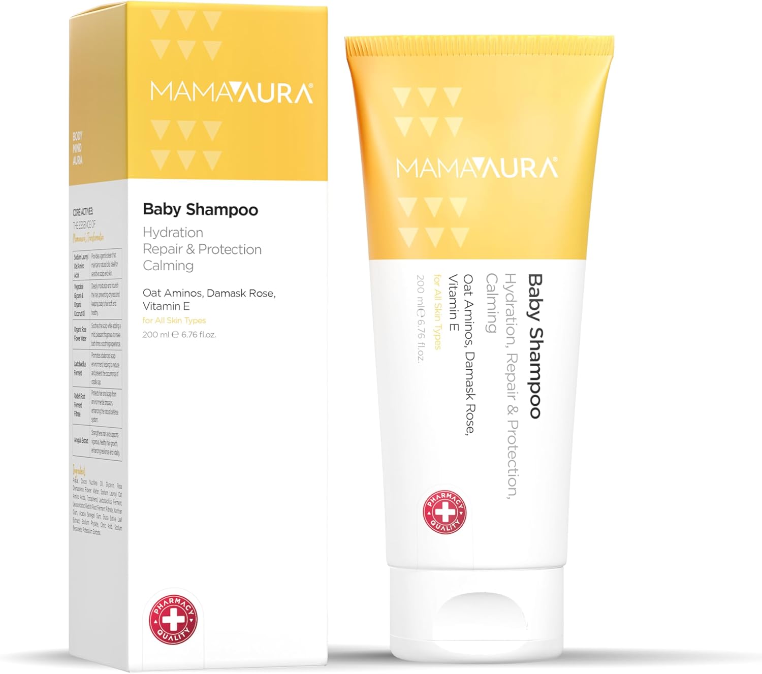 Alternative view of Baby Shampoo, Yenidoğanlar İçin Nazik Temizleyici, Göz Çevresine Uygun ve Konak Görünümünü Azaltmaya Yardımcı Bebek Şampuanı, 200 ml