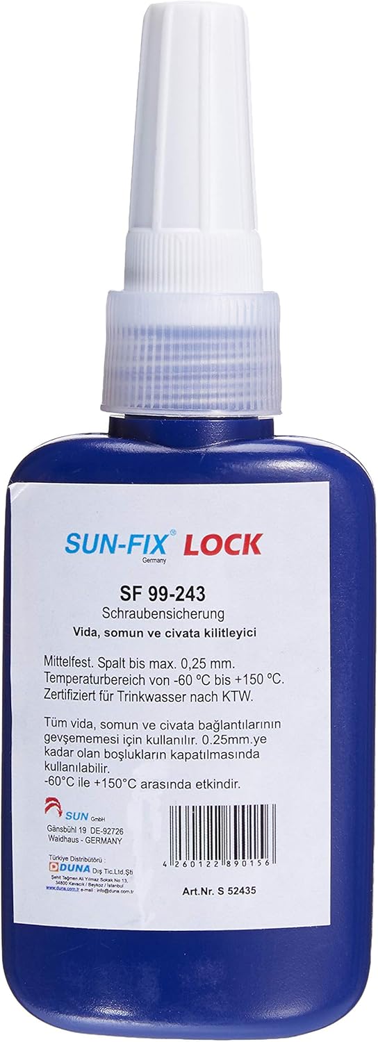 Sun/Fix S 52435 Civata Sabitleyici, 50 Ml - Görsel 3