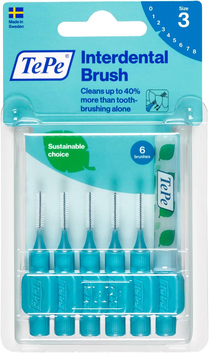 0.6 MM - MAVİ Diş Arayüz Fırçası (1 x 6 Adet)