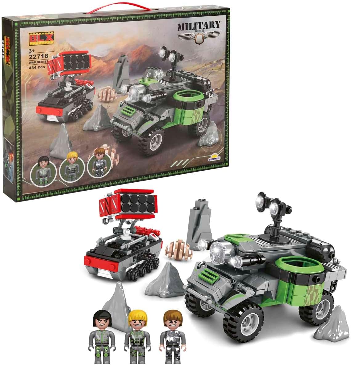 Swat Set 3 Figürlü 434 Parça