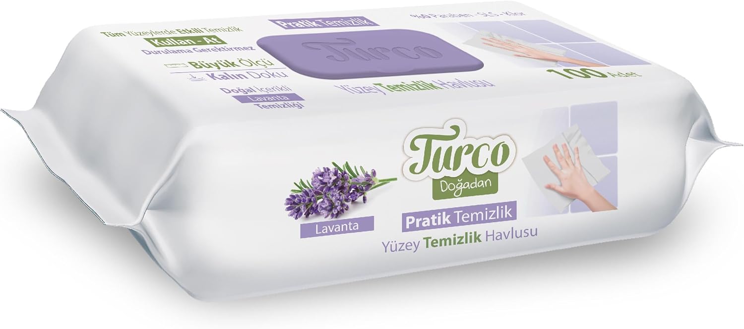 Alternative view of doğadan pratik temizlik Yüzey Havlusu Lavanta 100 Yaprak