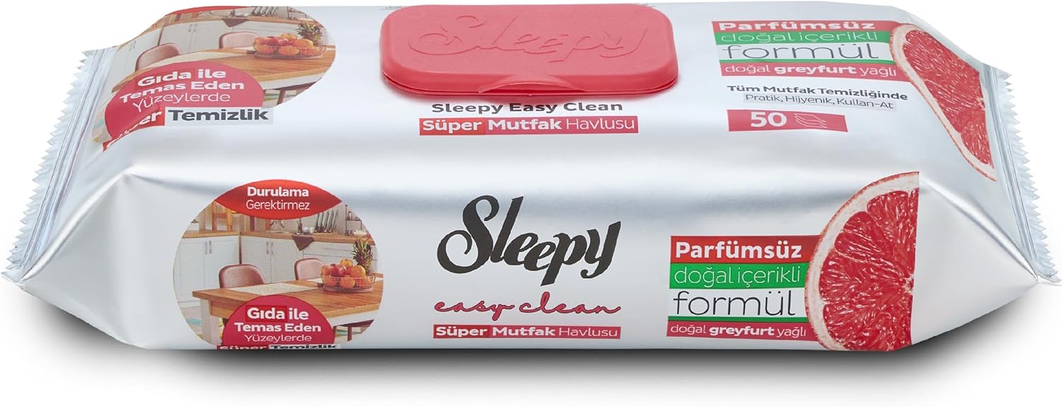 Alternative view of Easy Clean Süper Yüzey Temizlik Mutfak Havlusu&Mendili Greyfurt Yağlı 50 Yaprak