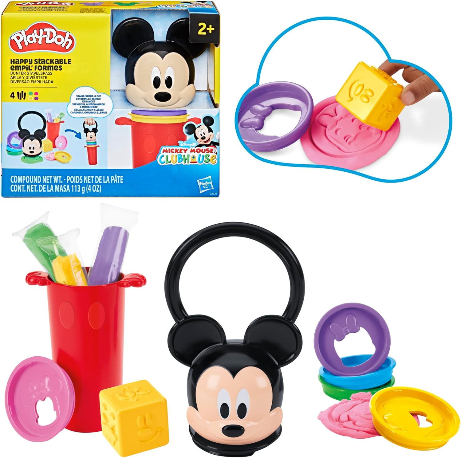 Junior Happy Stackable Oyun Seti | Okul Öncesi Çocuklar İçin Oyuncak | 2 Yaş ve Üzeri Çocuklar İçin Sanat ve El İşi Hediyesi
