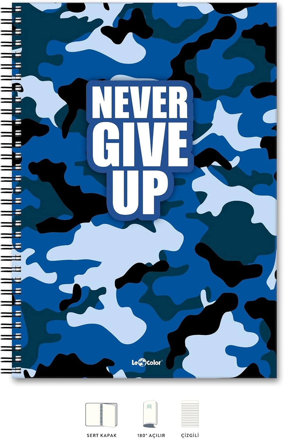 Alternative view of A4 Defter Çizgili 200 syf Never Energy