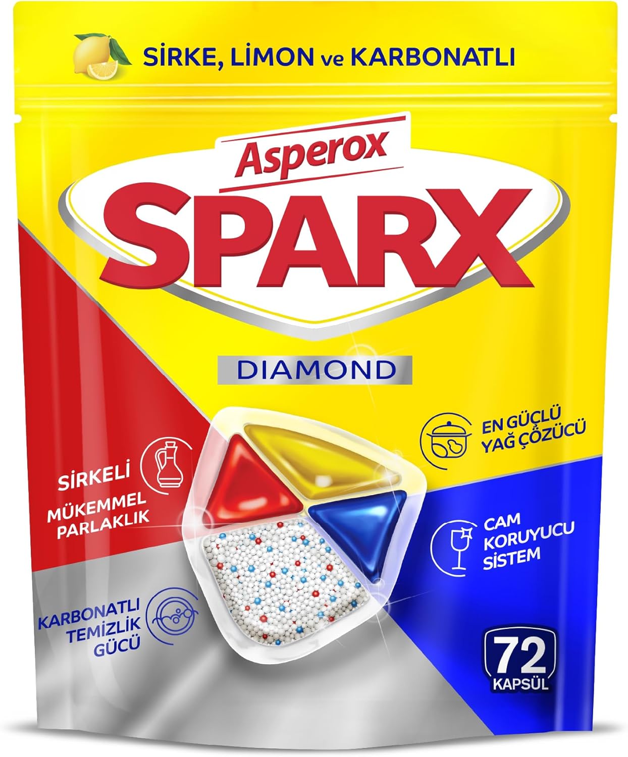 Diamond Bulaşık Makinesi Kapsülü 72 Adet