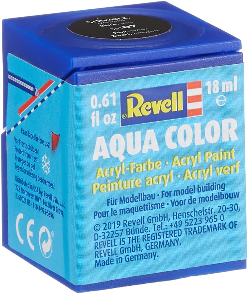 Alternative view of - Su Bazlı Boyası Siyah Parlak 18 Ml (36107)