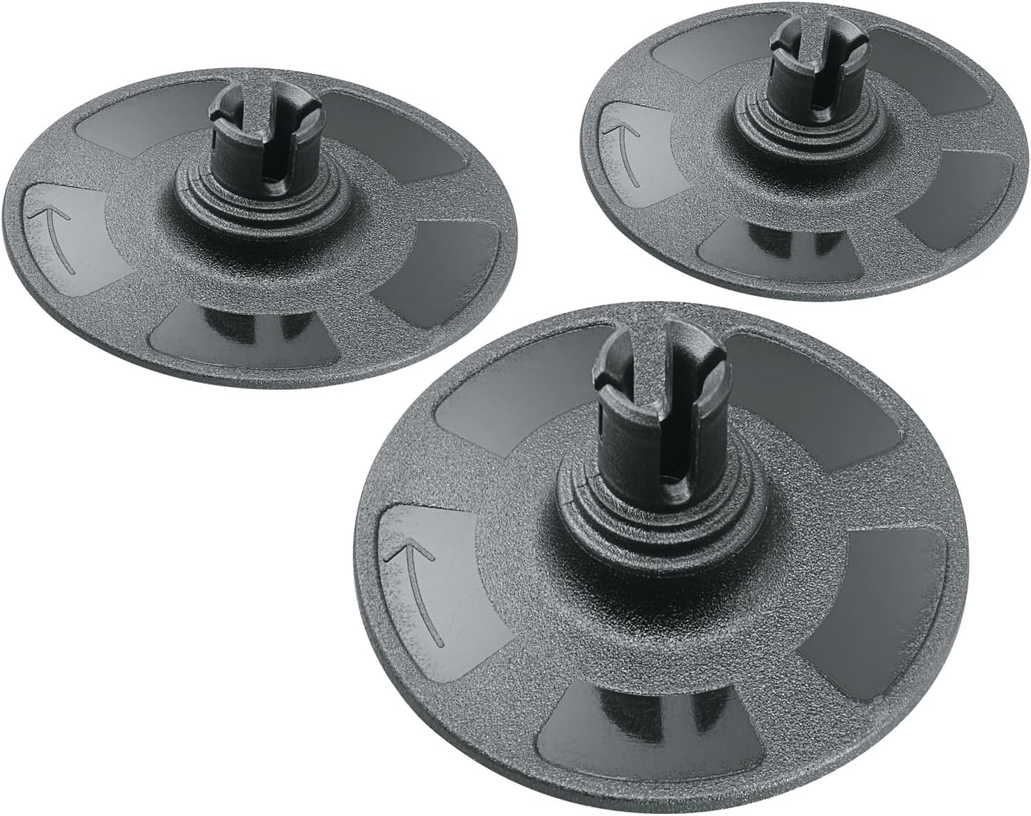 Alternative view of 3 adet zımpara diski (Ø 38 mm, eksantrik zımpara makinesi aksesuarı)