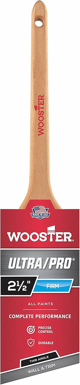 WOOSTER BRUSH 4181-2 1/2 Ultra/Pro 2-1/2" Fırça, 2-1/2-İnç, Kahverengi, Mor - Görsel 3