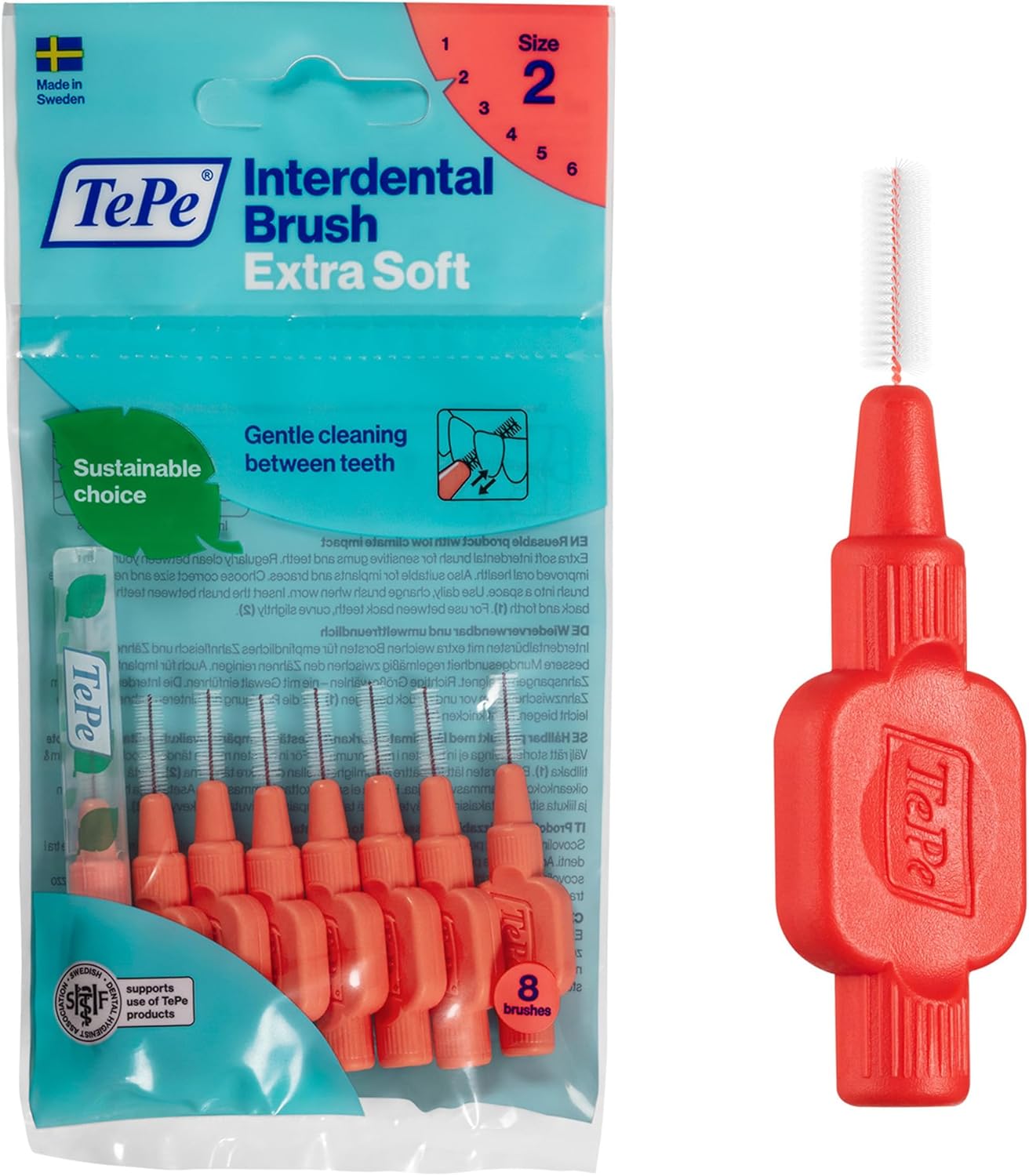 Alternative view of Interdental Brush Extra X Soft Arayüz Fırçası Kırmızı 0.5 Mm 8 Li