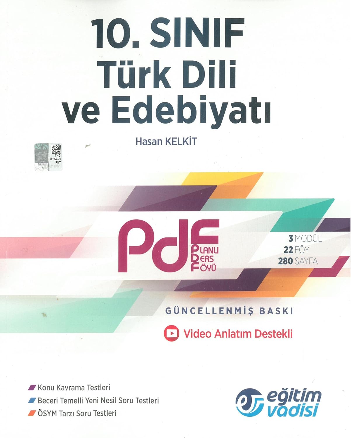 Eğitim Vadisi 10. Sınıf Türk Dili ve Edebiyatı Güncel PDF Planlı Ders Föyü