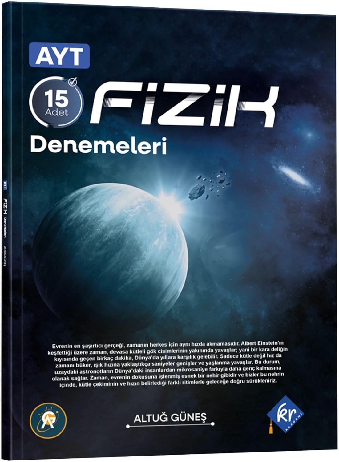 Altuğ Güneş AYT Fizik Denemeleri 15 Adet KR Akademi Yayınları