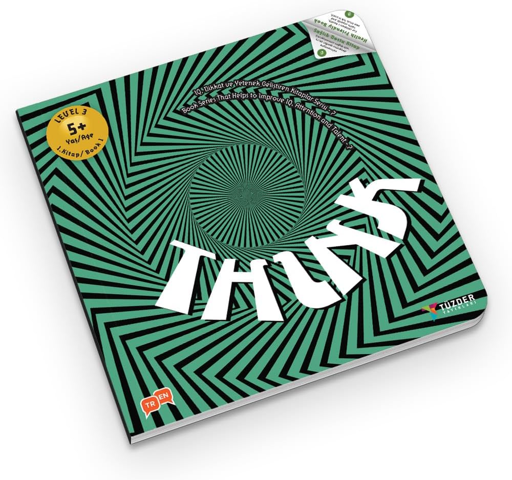 Think - IQ Dikkat ve Yetenek Geliştiren Kitaplar Serisi 7 (Level 3) 5+ Yaş
