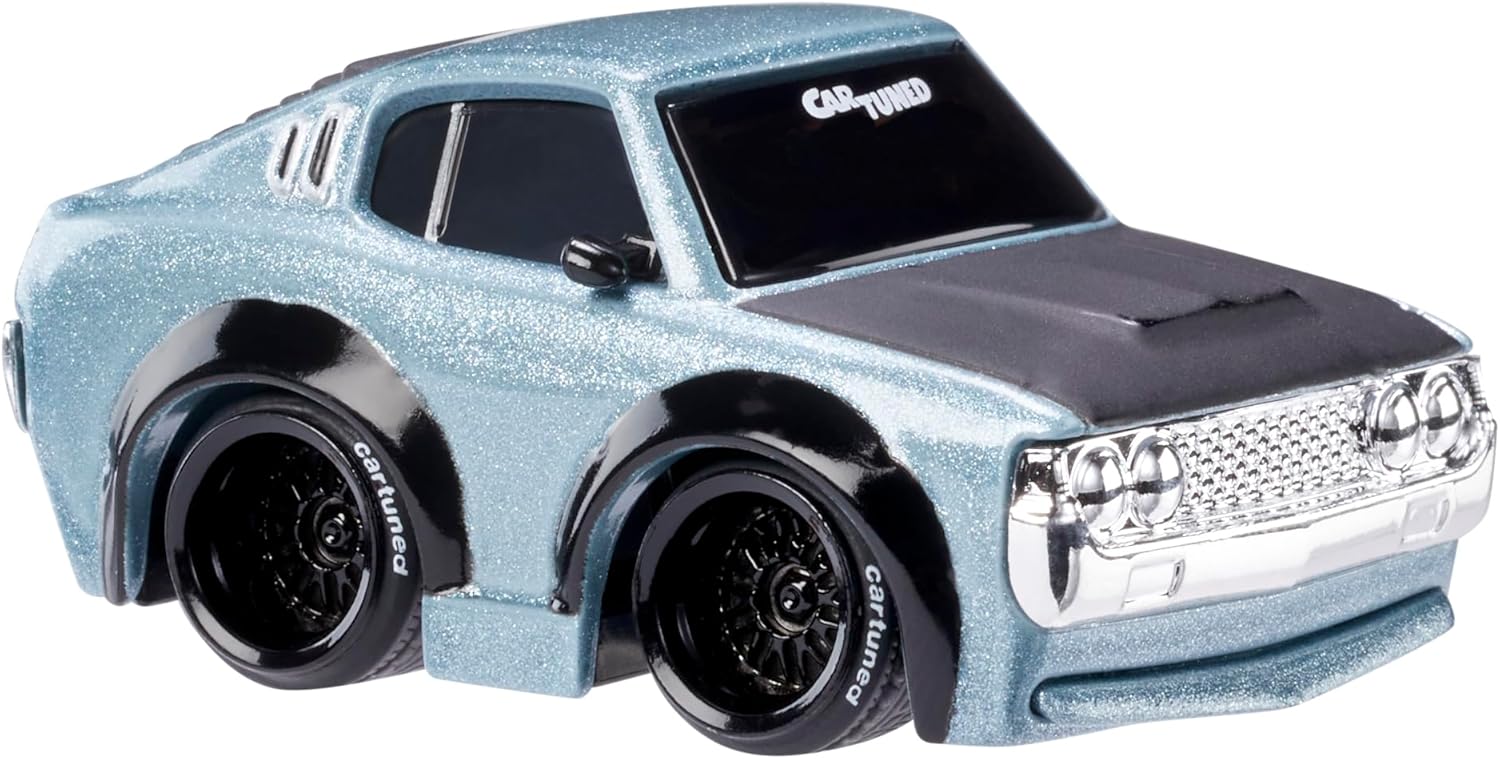 CarTuned S3 1964 Chevy Impala Mor Donk'd Diecast Arabası, Metal Gövde, Çok Renkli