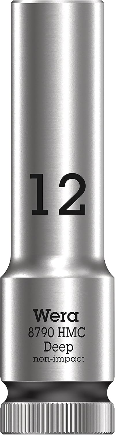 05004552001 8790 HMC Derin Lokma Anahtar 1/2 inç, Siyah, 12,0 mm - Görsel 3