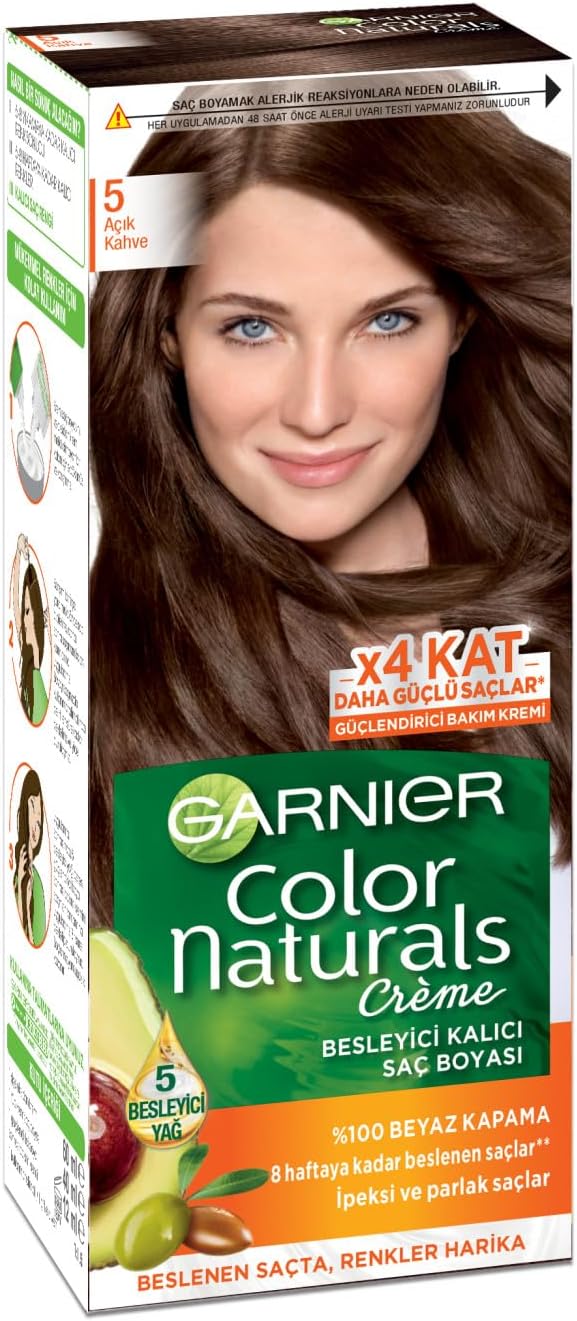 Alternative view of Naturals Saç Boyası 5 Açık Kahve