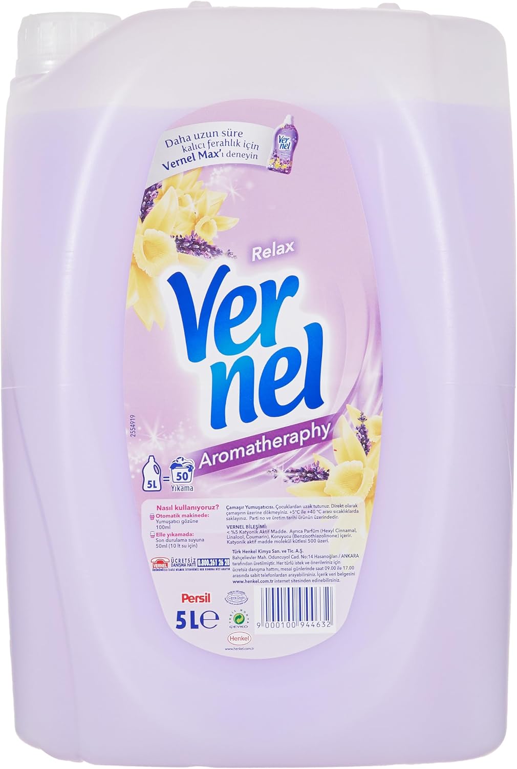 Alternative view of Çamaşır Yumuşatıcısı Aromatherapy Relax, 5 Litre, 50 Yıkama