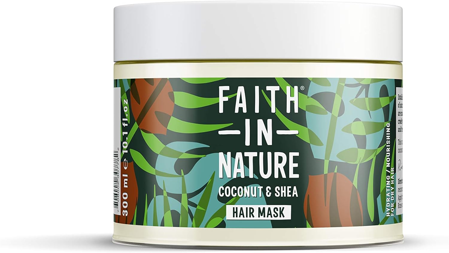 Alternative view of FAITH IN NATURE %99 Doğal Nemlendirici & Besleyici Saç Bakım Maskesi Kuru Saç Tipleri İçin (Hindistan Cevizi & Shea Yağı, 300 ml)