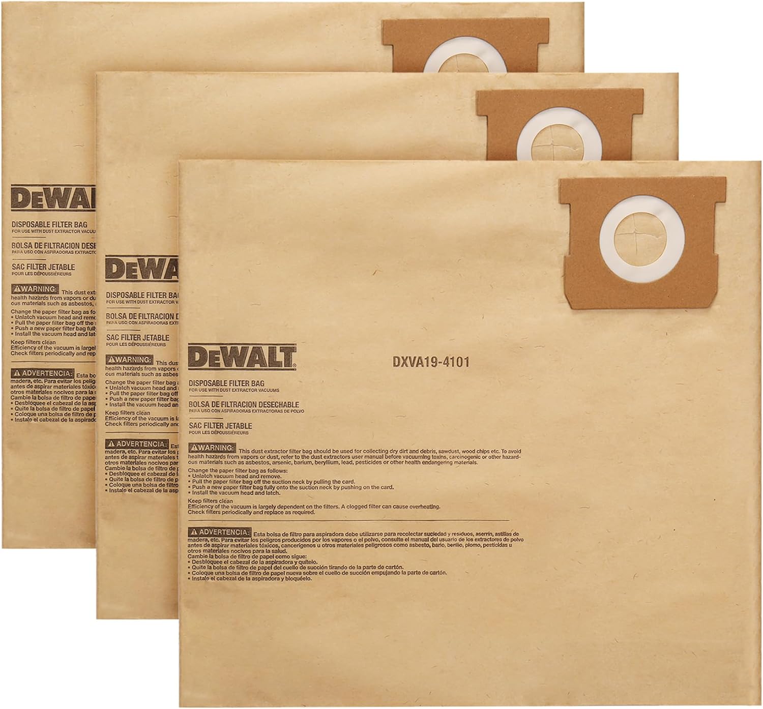 DXVA19-4101 6 to 10 gal Dust Bag