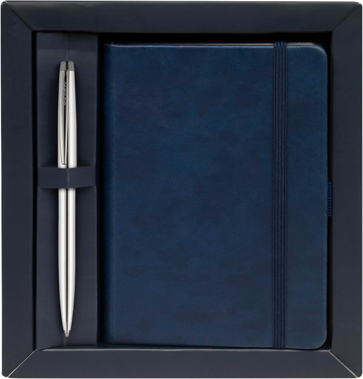 Alternative view of Sıvama Kalın Kapak Defter A6 Lacivert & 108M Prestıge Tükenmezkalem