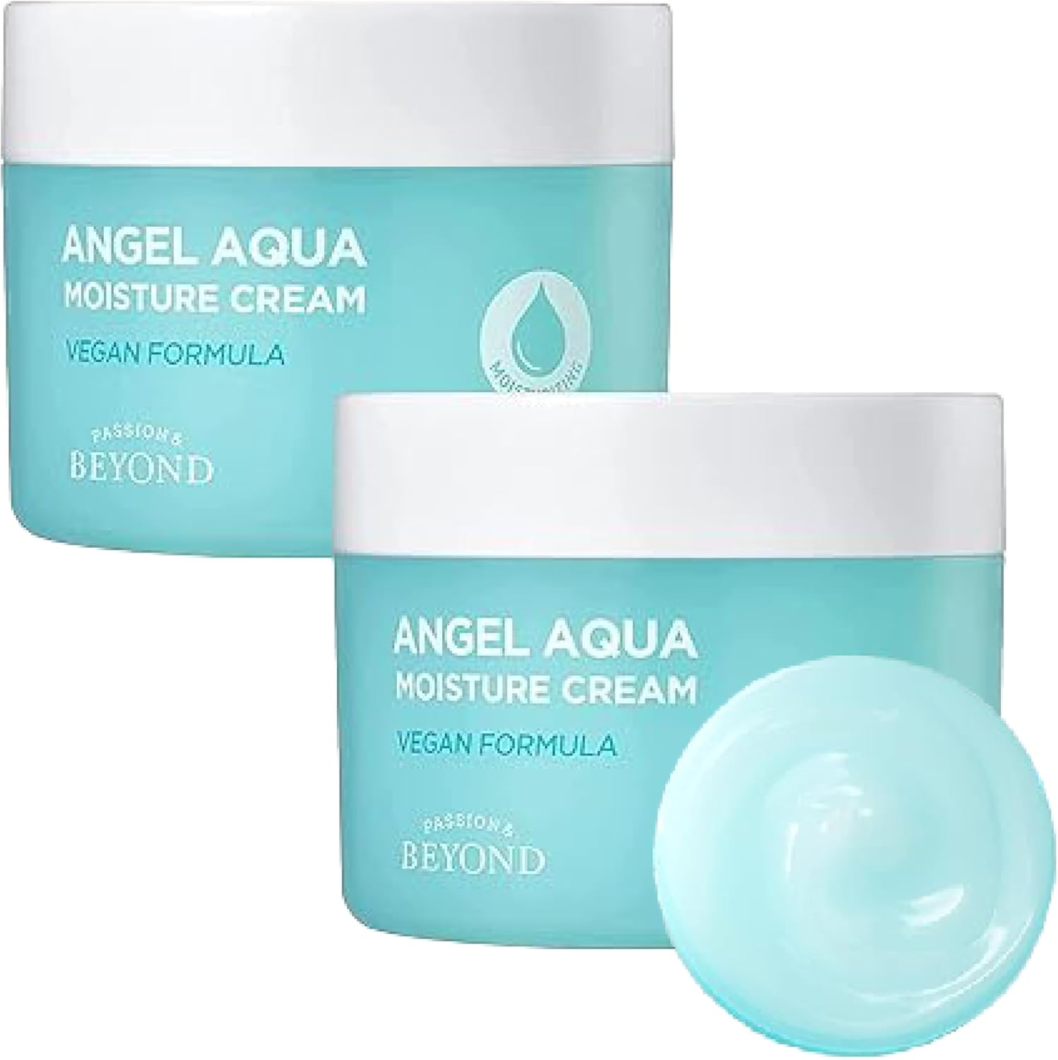 Alternative view of Aqua Moisture Cream Nemlendirici Yatıştırıcı Krem Seti Hyaluronik Asit Panthenol 2x150 ml