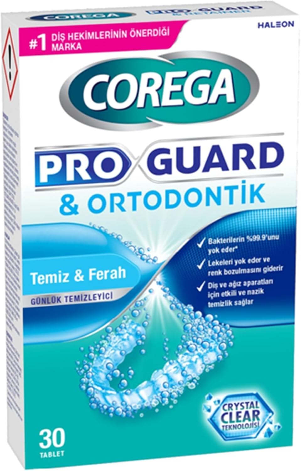 Proguard & Retainer 30'lu Protez Temizleme Tableti
