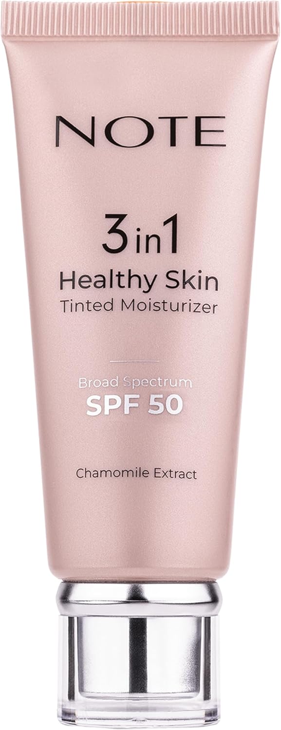 3 in 1 Healthy Skin Light Tinted Moisturizer 50 SPF Renk Ton Eşitleyici Aydınlatıcı Krem, 00 Açık Ton
