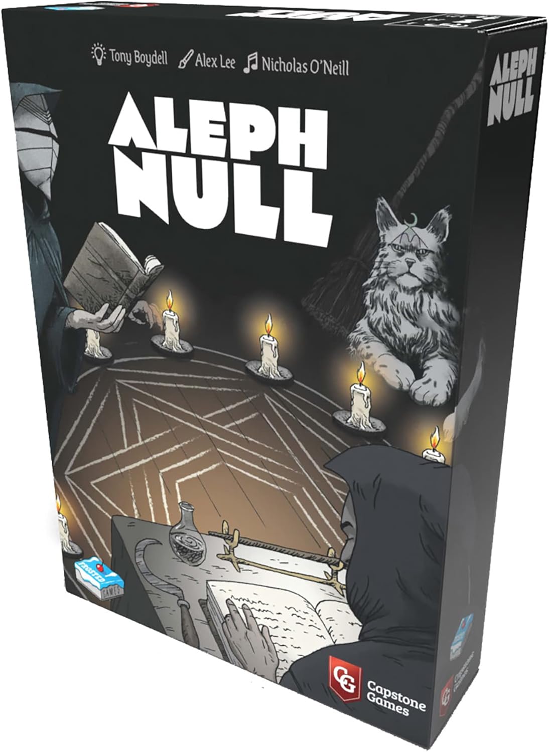 Capstone Games Aleph Null - Bitirme Oyunları, Tek Oyunculu Kart Oyunu - Güverte Yapısızlığı, Artan Gerilim, Kart Kombinasyonları ve Cehennem Kendisi! 14+, 1 Oyuncu, 30 Dakika