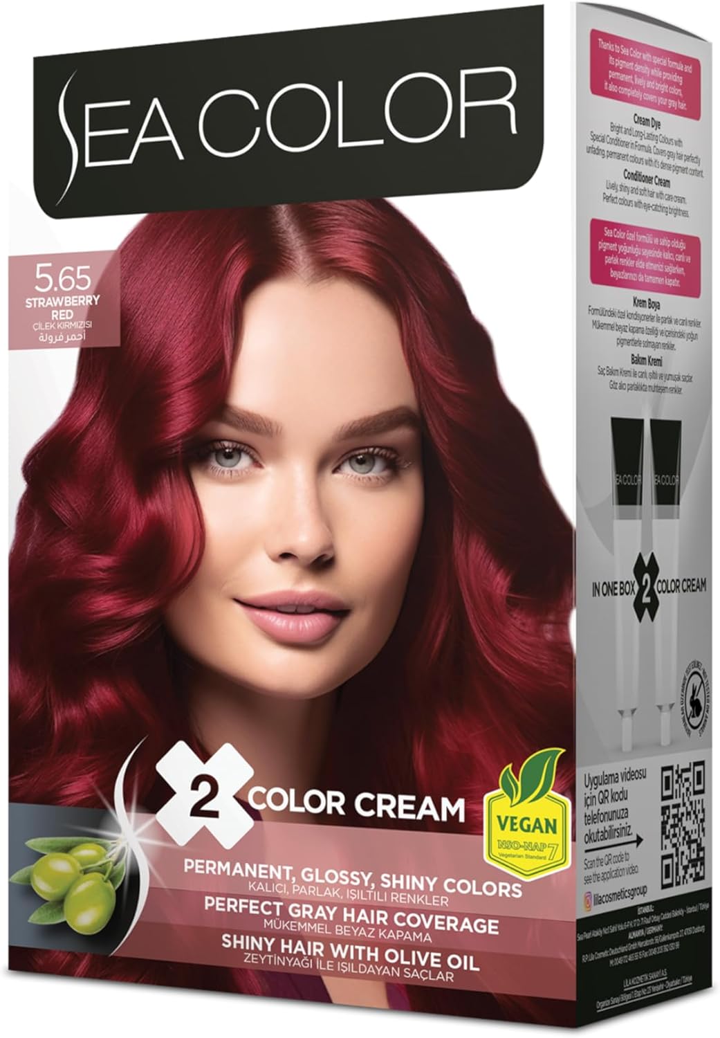 5.65 Çilek Kırmızısı Set Boya