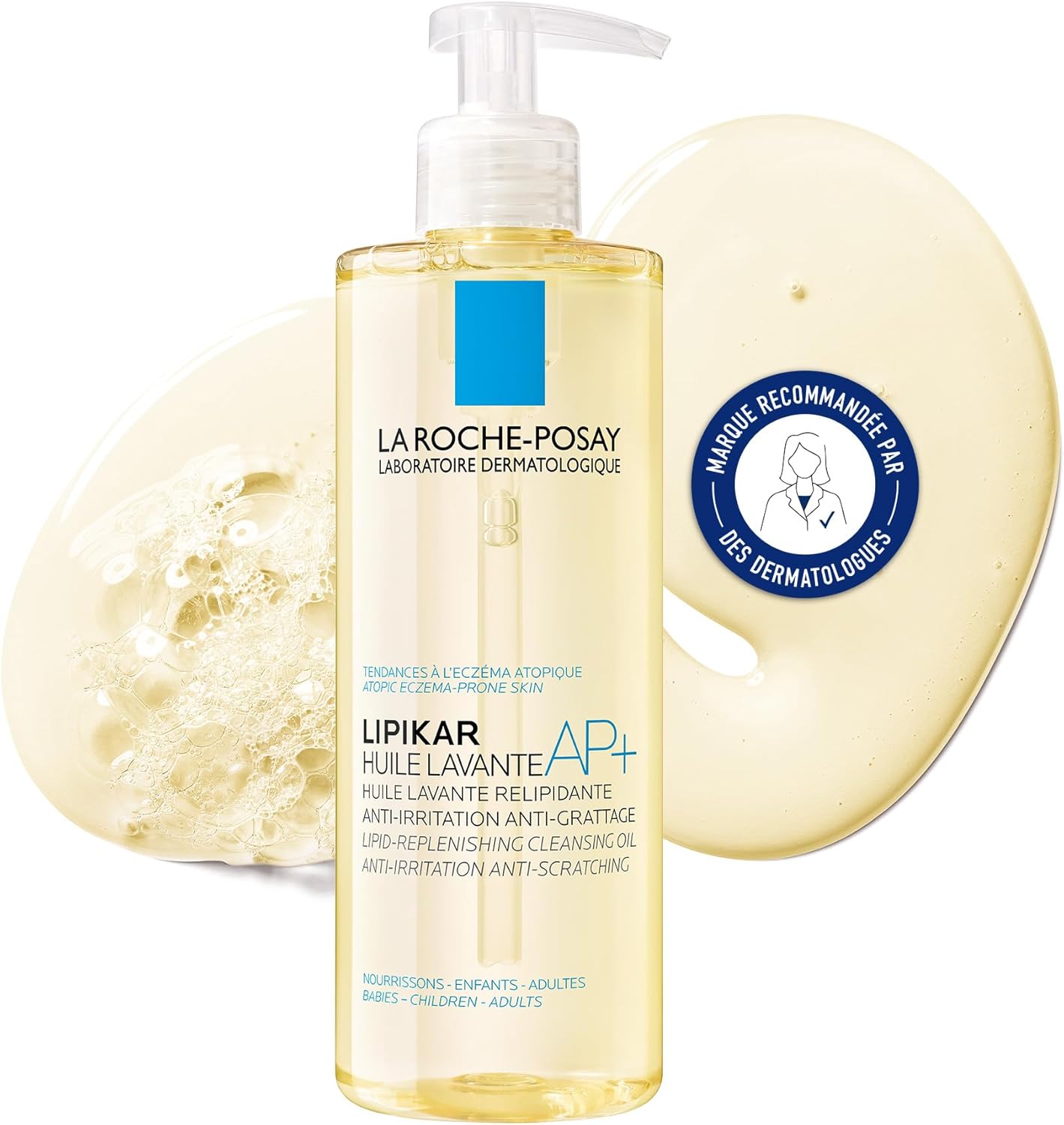 Alternative view of La Roche-Posay Lipikar Cleansing Oil AP+ Yıkama Yağı Atopiye Eğilim Gösteren Kuru Ciltler İçin 400 ml