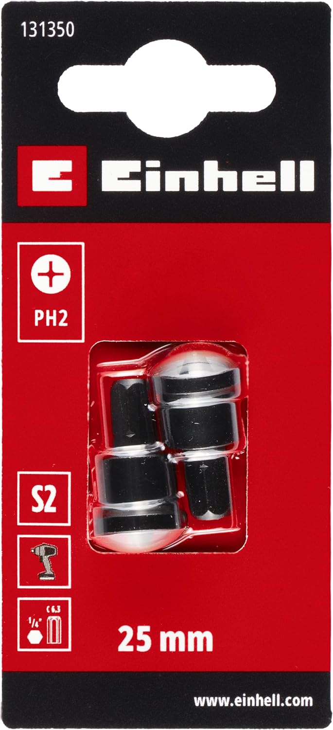 Orijinal Alçıpan Bit Seti, 2 Parça, 25 mm, PH2 (S2 Çelik, Alçıpan Uygulamaları İçin, C 6.3 Sap) - 49131350 - Görsel 2