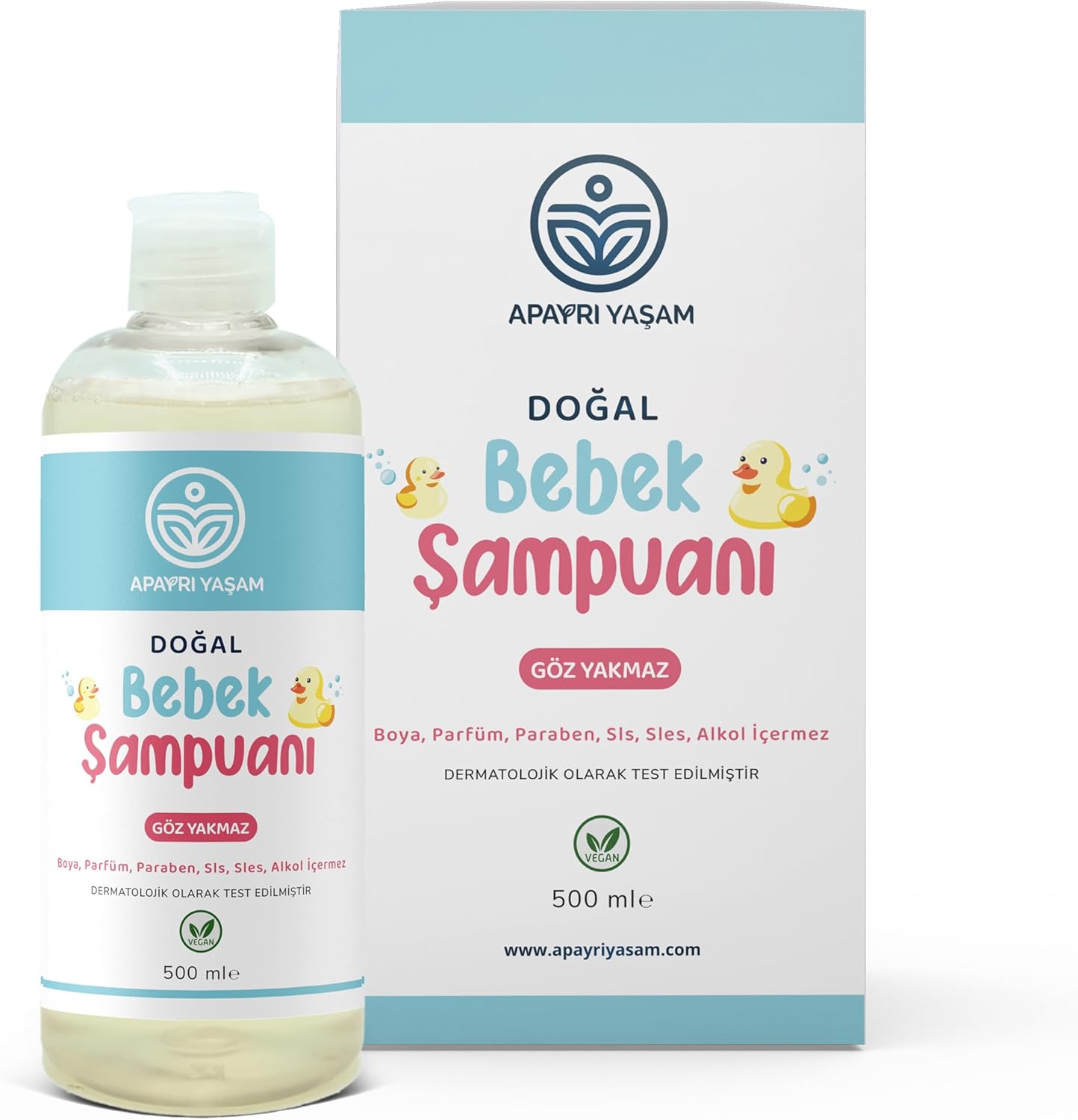 Doğal Bebek Şampuanı 500 ML