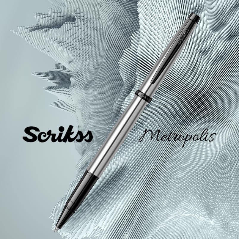 Metropolis 800 Roller Kalem Siyah Krom