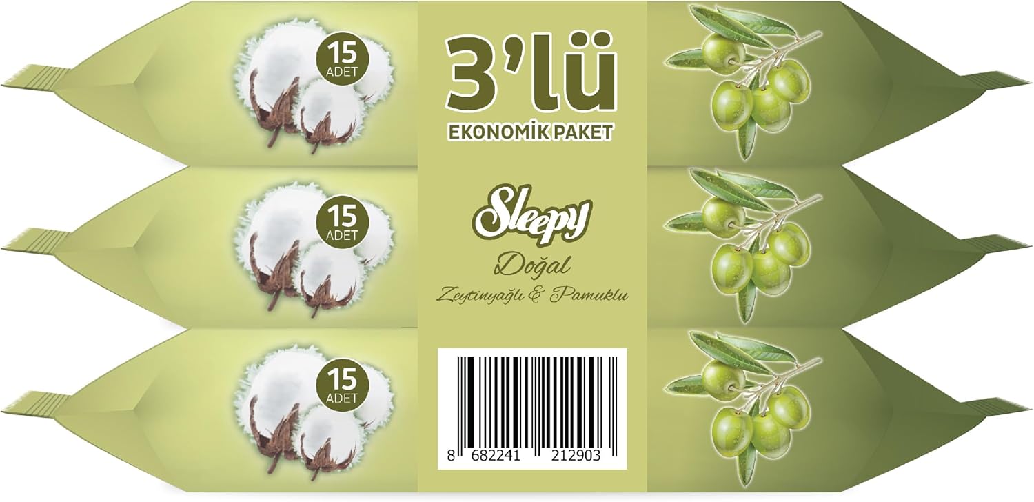 Pamuk Zeytin Cep Mendili 12x3x15 (540 Yaprak)