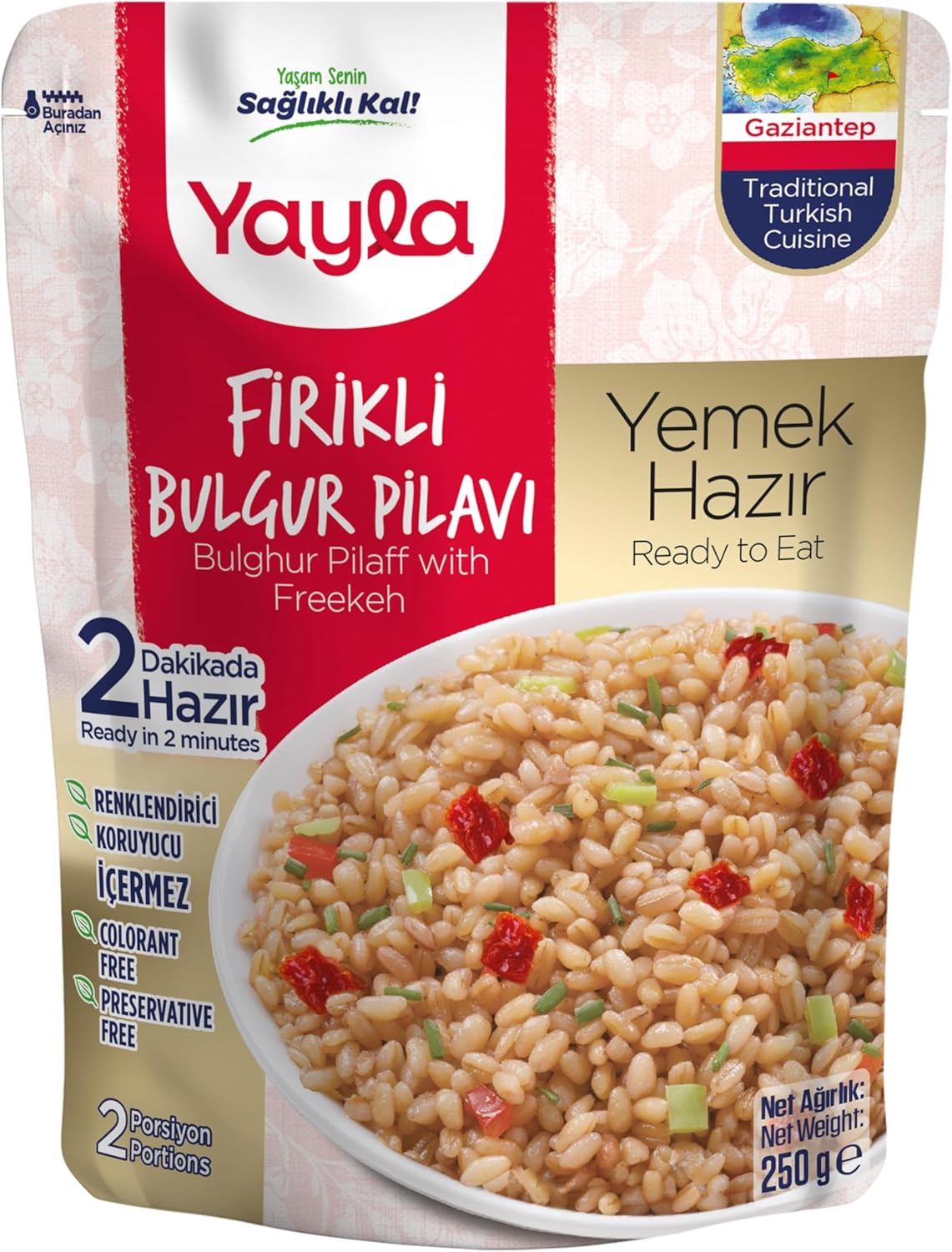 yayla Hazır Firikli Bulgur Pilavı ( 250 Gr - Görsel 3