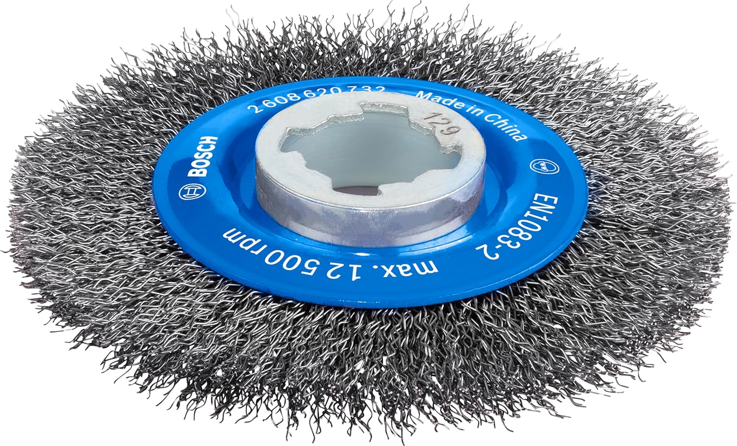 Professional Accessories cam fırçası, dalgalı tel Clean (metal için, X-LOCK, Ø 115 mm, tel kalınlığı 0,3 mm)