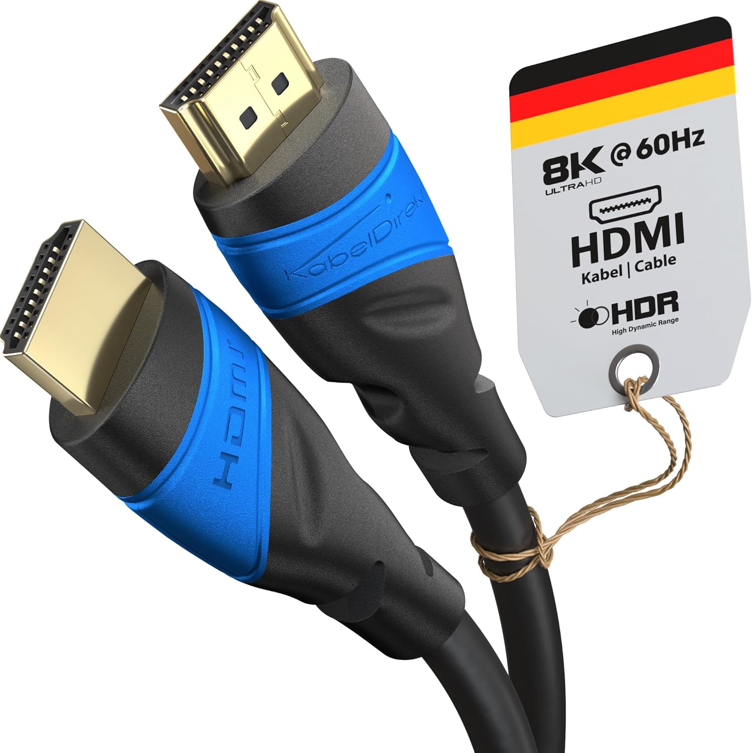 – 8K/4K HDMI kablosu – 2 m – 8K@60 Hz (hızlı Ultra HD için ekstra bakır, 4K@120 Hz/8K@60 Hz – HDMI 2.0 ile uyumlu, Ethernet ile yüksek hız, Blu-ray/PS5/Xbox serisi X/anahtar, siyah)