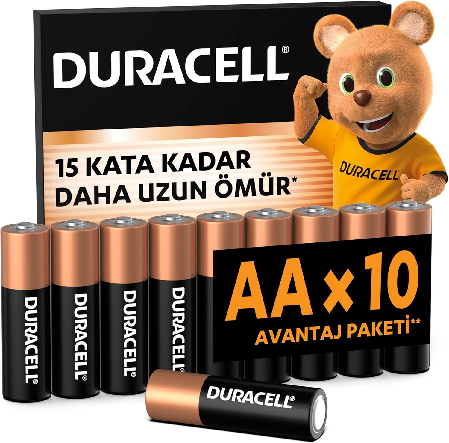 Alternative view of AA Alkalin Kalem Pil (10'lu paket) 1,5 V LR6/MN1500