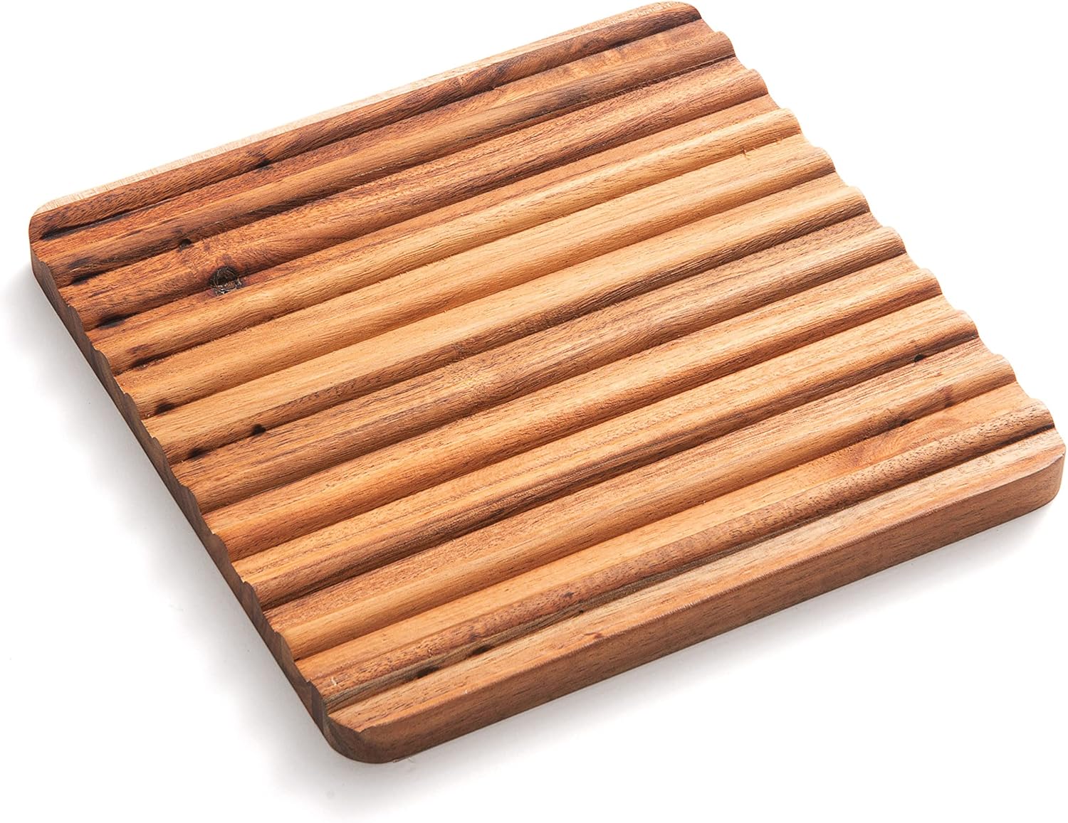 Trivet, 2'li Set Akasya Ahşap Bulaşıklık