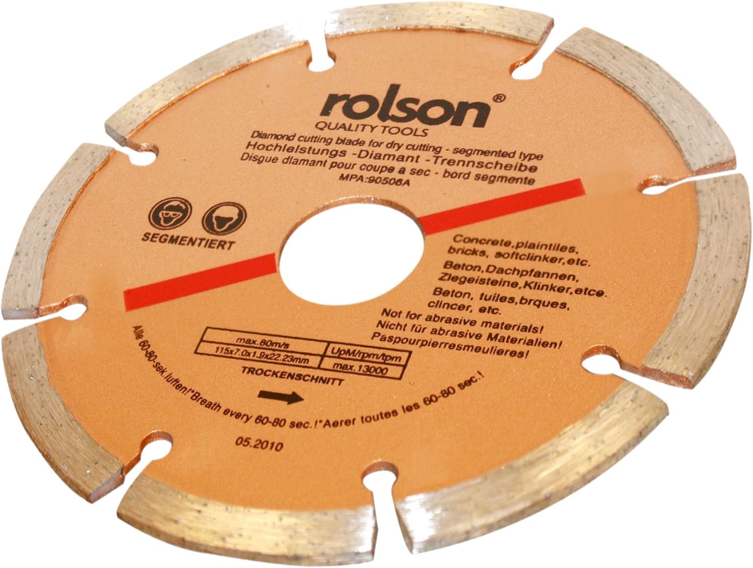 Alternative view of 24394 115 mm Diamond Tipped Segmented Blade