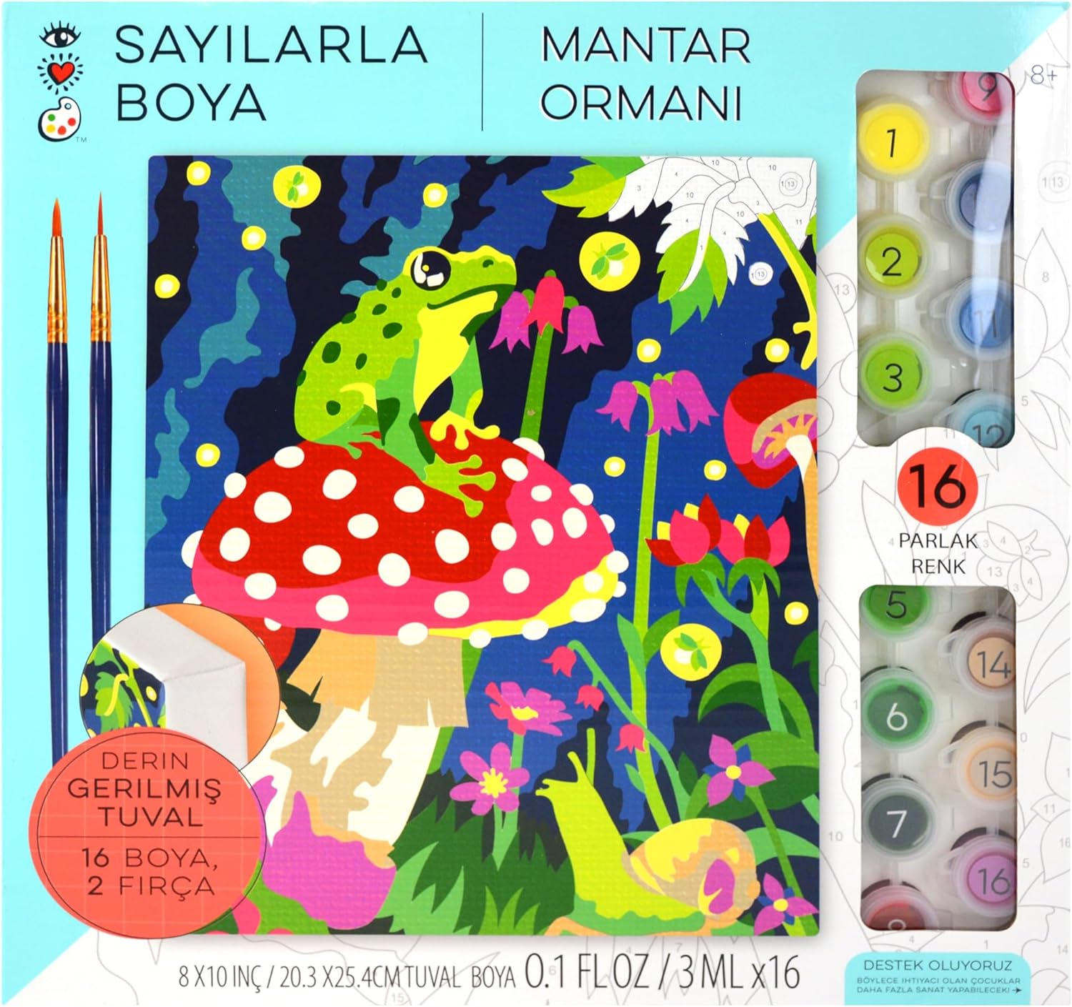 Alternative view of Craft And Arts Numaralarla Boya Seti Mantar 9207
