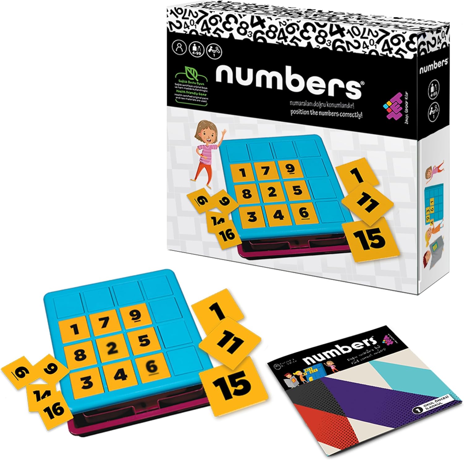 Zet Zeka Numbers (Kapak değişebilir)