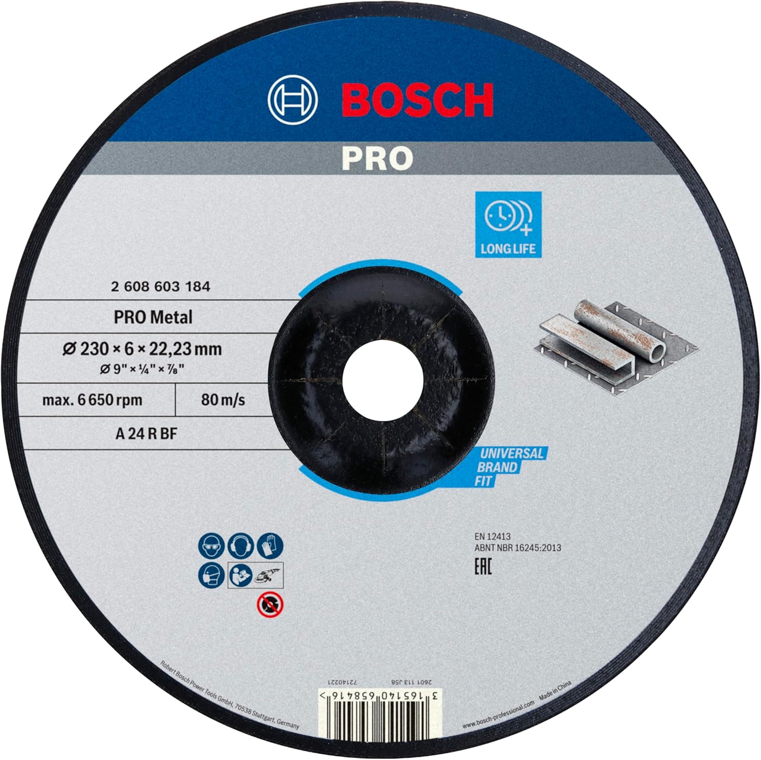 Professional Kesme Diski, Gri, 230 mm, 1 Adet - Görsel 3