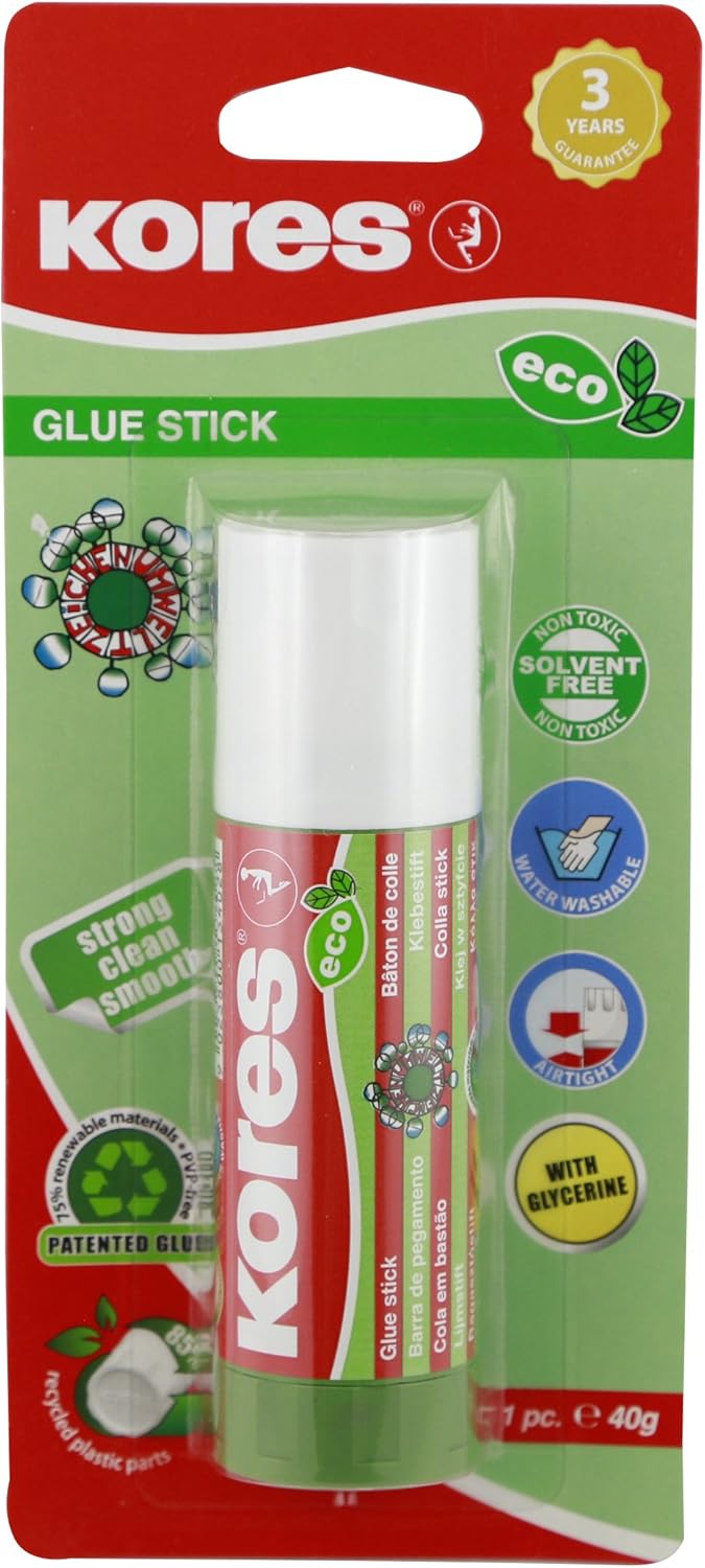Alternative view of Kores Glue Stick Eco 40 Gram Blister