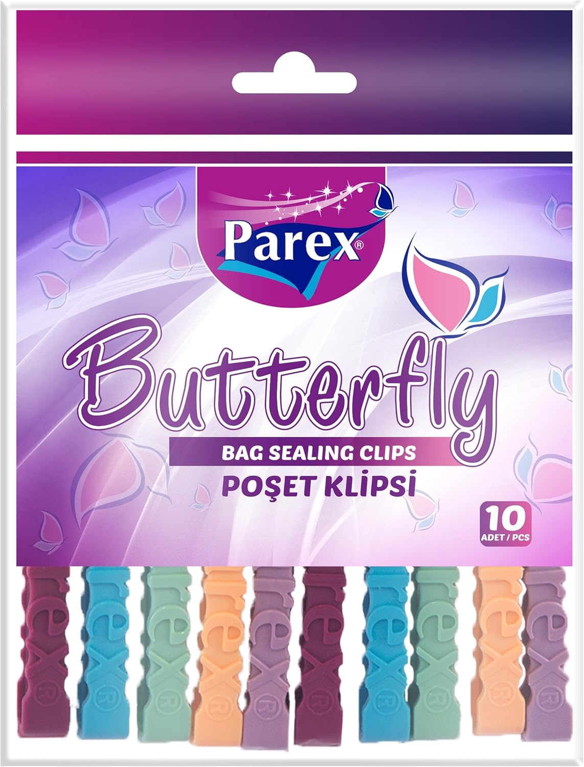 Butterfly Poşet Klipsi 10'lu