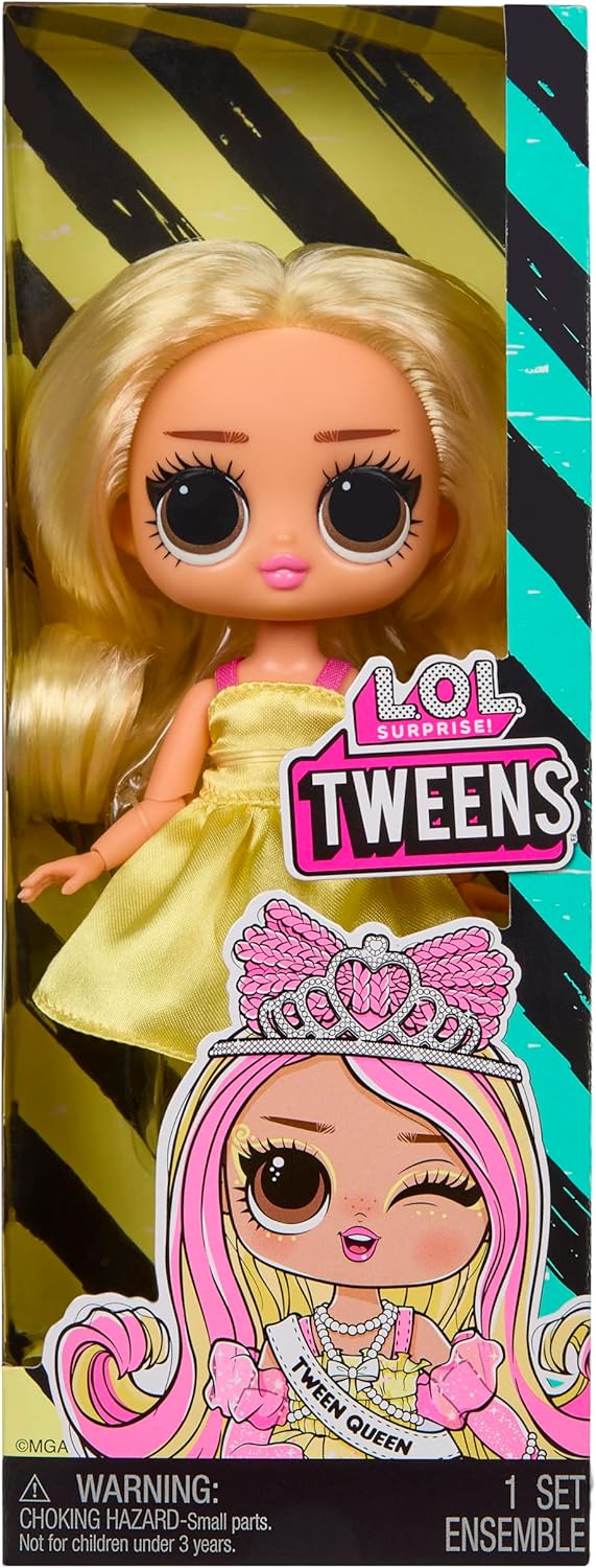 Surprise Tweens Bebek, Sarı Elbiseli, Plastik, 16.5 cm, Çok Renkli