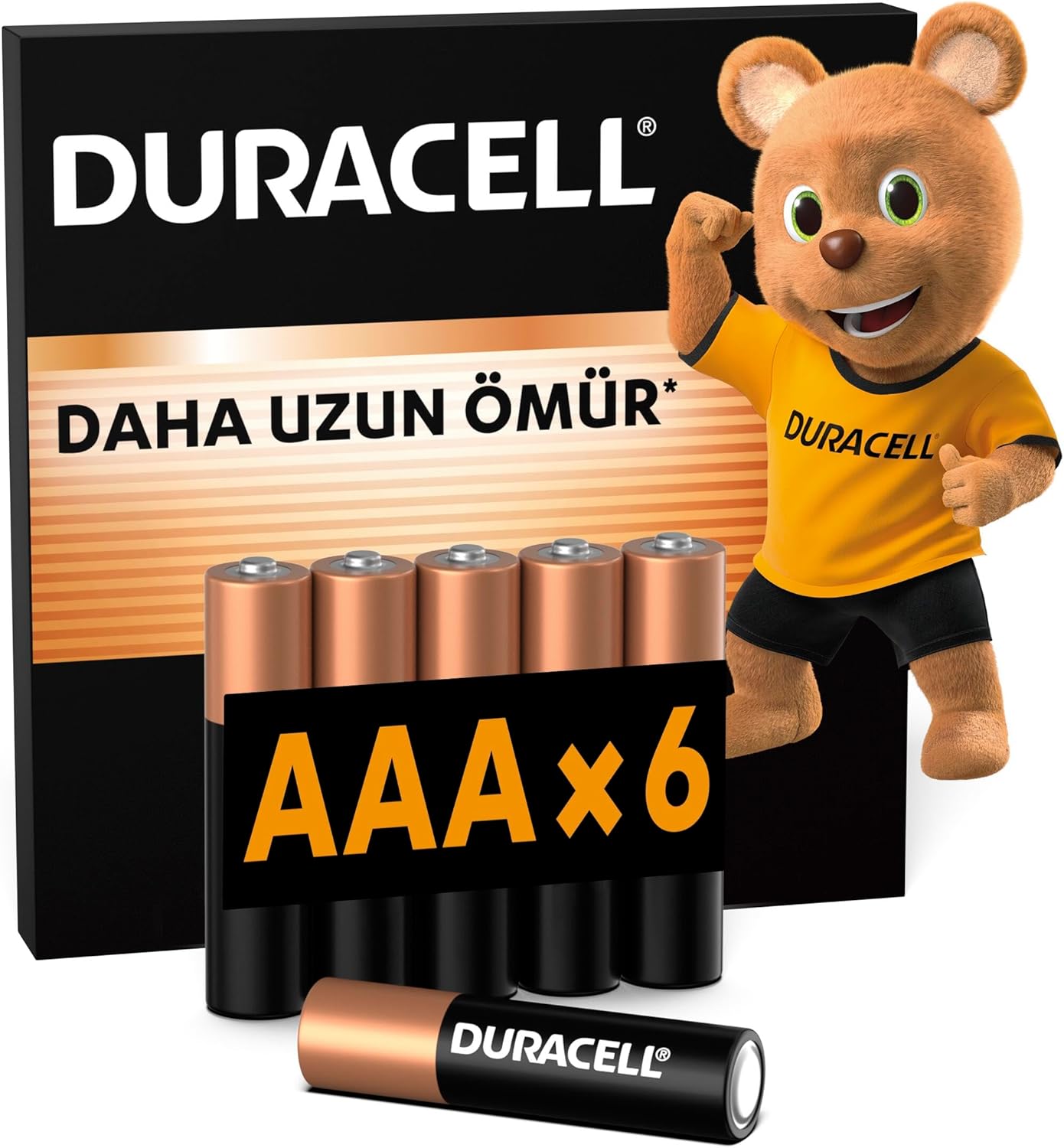 Alternative view of BASIC AAA Alkalin İnce Kalem Pil (6'lı Paket) – 1,5V – Daha Uzun Ömürlü – Günlük Cihazlar için Güvenilir Güç – Plastik İçermeyen Ambalaj - MN2400