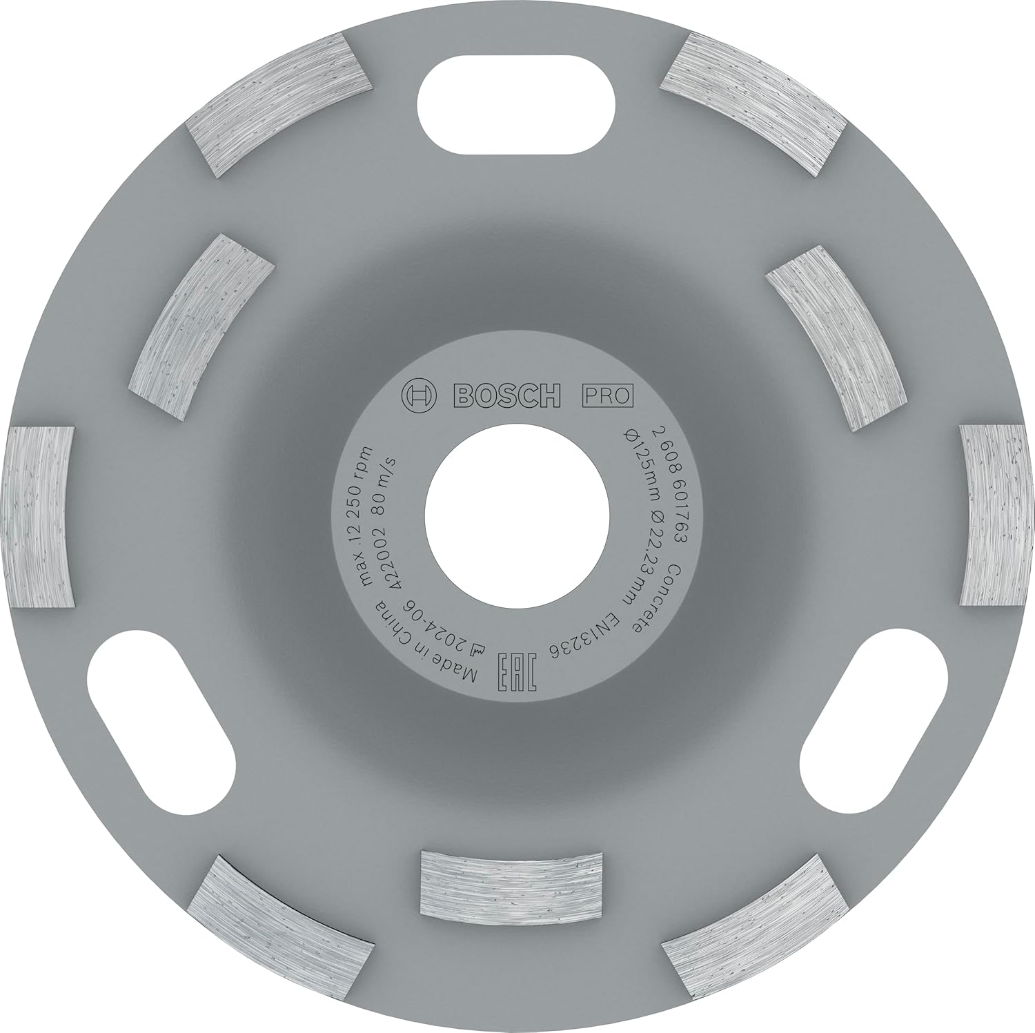 Professional Accessories 2608601763 Elmas Taşlama Diski Expert Açılı Taşlama Makinesi (Beton için, Taşlama Diski: 125, Delik Çapı: 22,23 mm, Beton Bileyici için Aksesuar) - Görsel 3