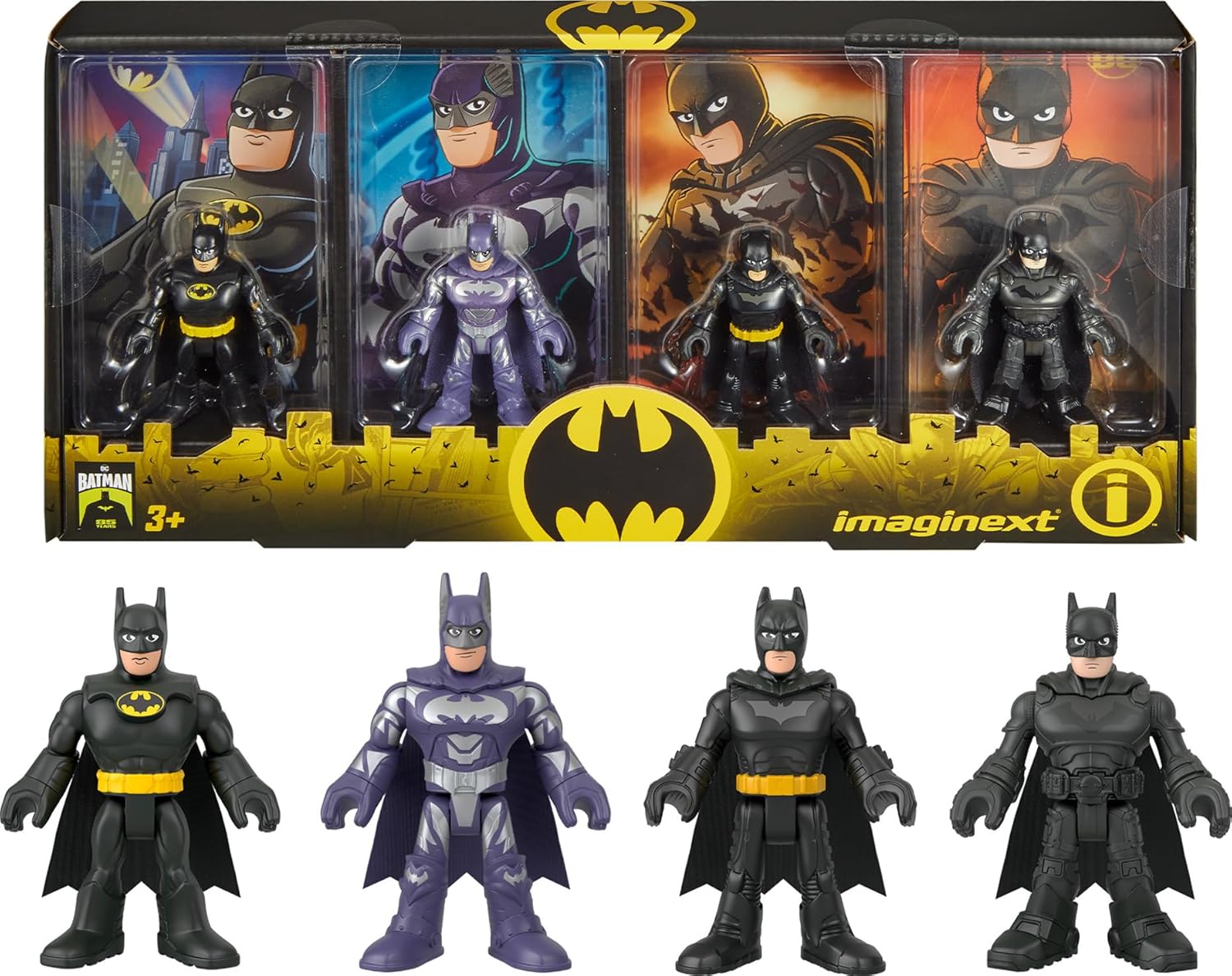 Imaginext DC Süper Arkadaşlar Oyuncakları 85. Yıl Dönümü Hatıra Seti, 3 Yaş ve Üzeri Hayranlar için Film Tarzlı