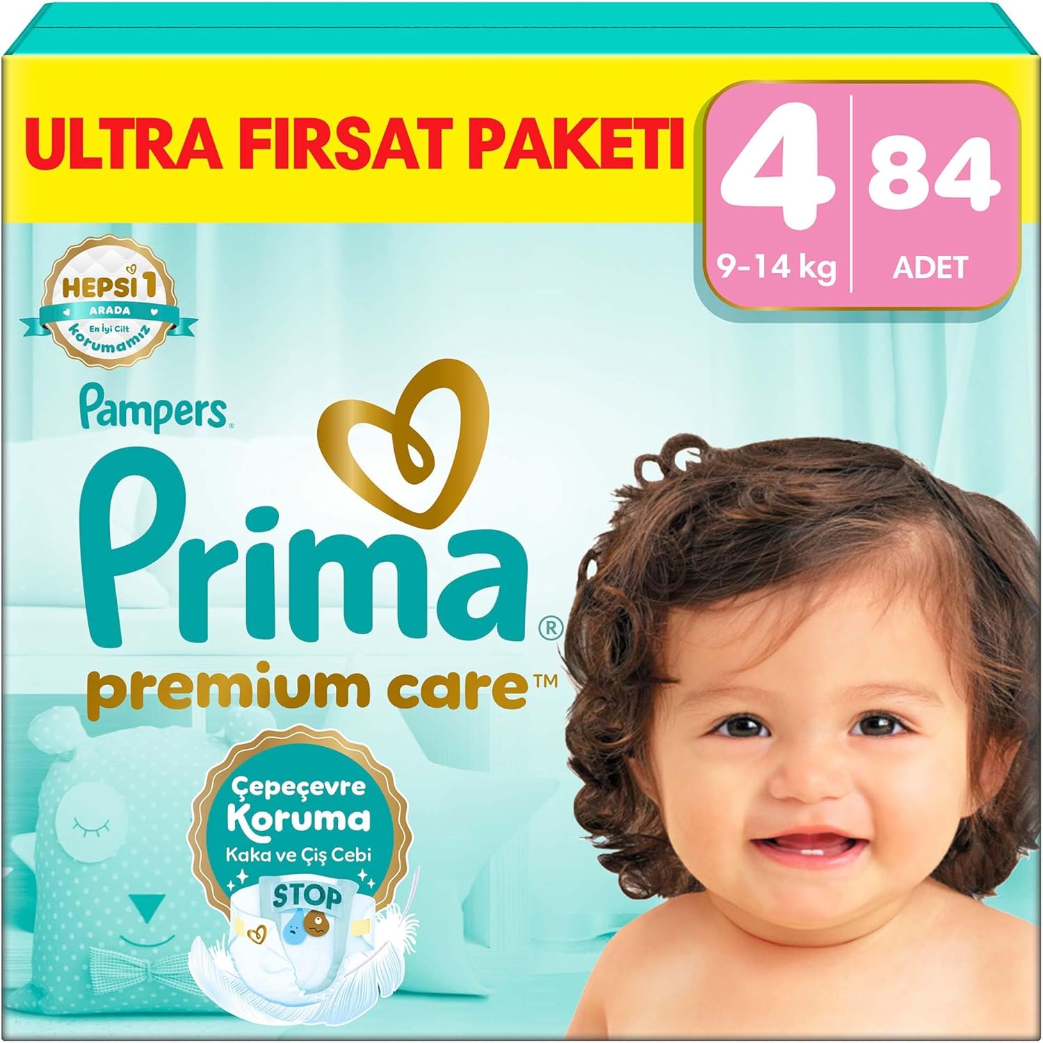 Alternative view of Bebek Bezi Premium Care 4 Numara 84 Adet Ultra Fırsat Paketi