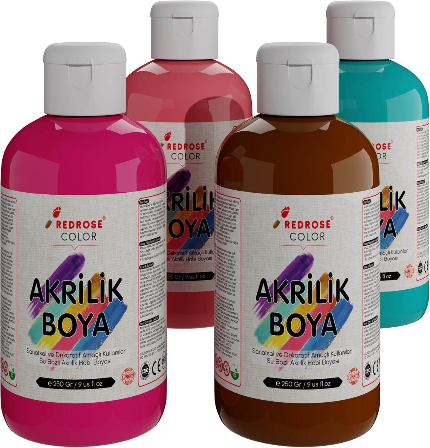 Alternative view of Tamamlayıcı Renkler Akrilik Boya 4'lü Set 4x250gr